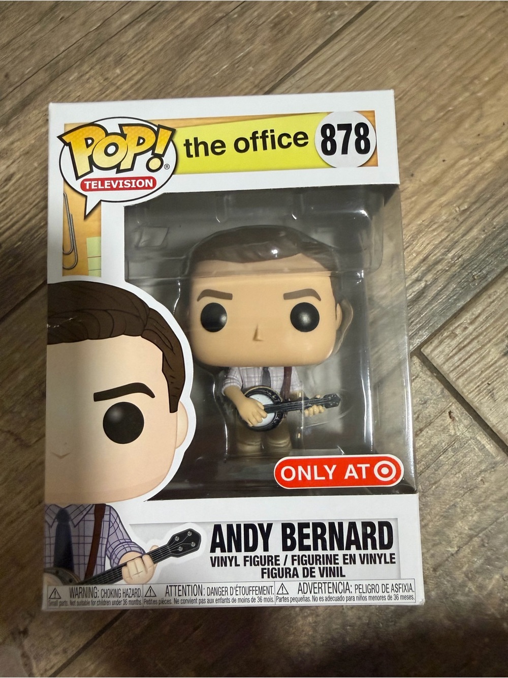 Funko POP! The Office Andy Bernard Vinyl Figure - Brown, White, Black